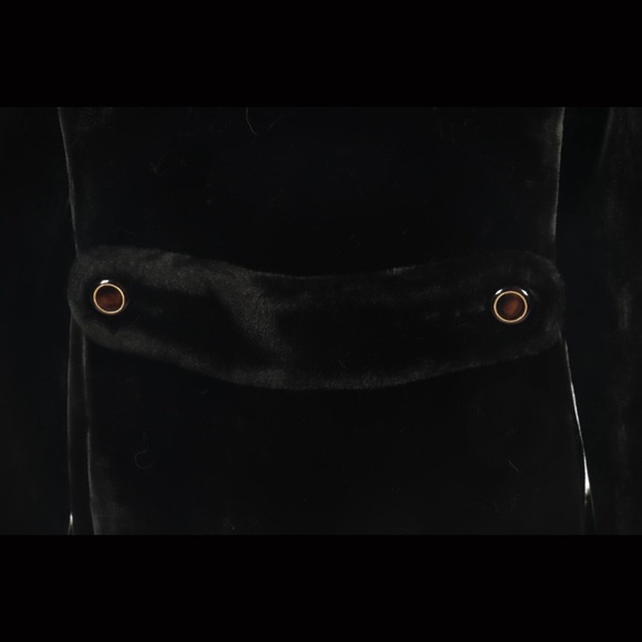 Borgazia Faux Fur Doble Breasted Jacket, Vintage - Picture 5 of 8